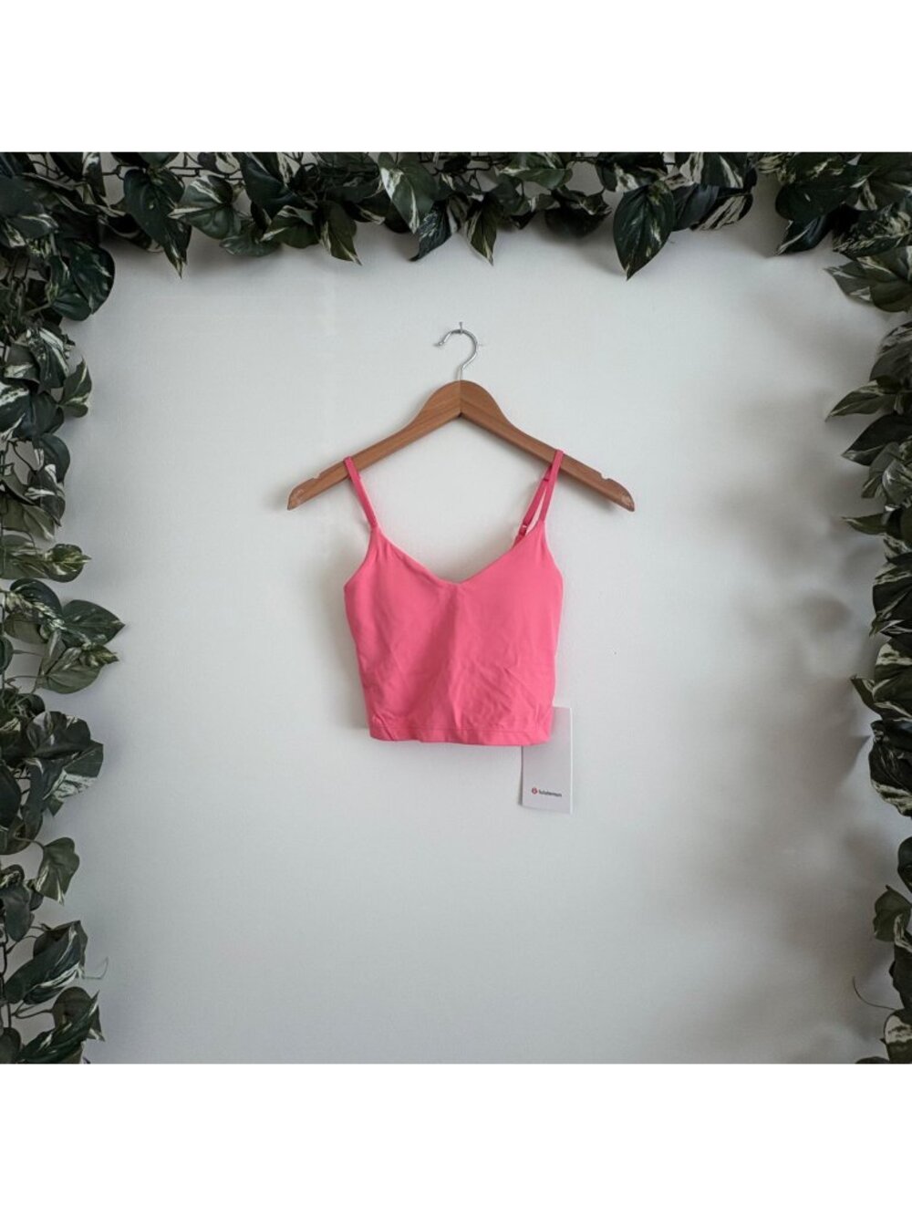 Lululemon Athletic Align Crooped Cami Tank Top A/B Pink NWT Women’s Size 0